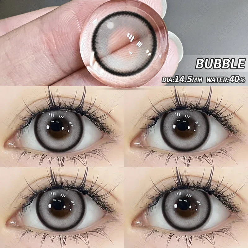1 Pair New Colored Contact Lenses for Eyes Korean Lens Natural Big Eye Lenses Brown Lenses Blue Eye Contacts Red Lenses