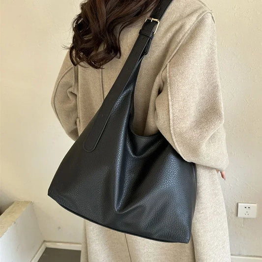 Ddbos Fashion Leather Tote Bag for Women Trend Female Simple Large High Capacity Shoulder Bag Women Handbags Messenger Bags