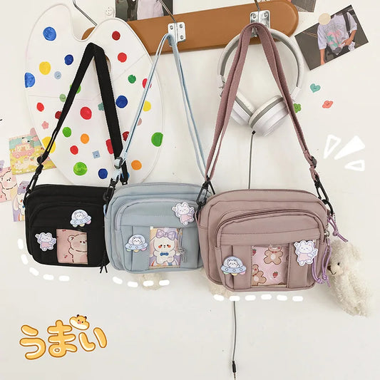 Ddbos New Kawaii Bag Girls New JK Transparent Bag Small Crossbody Bag For Women Purses and Handbags Shoulder Bag Itabag Bolso