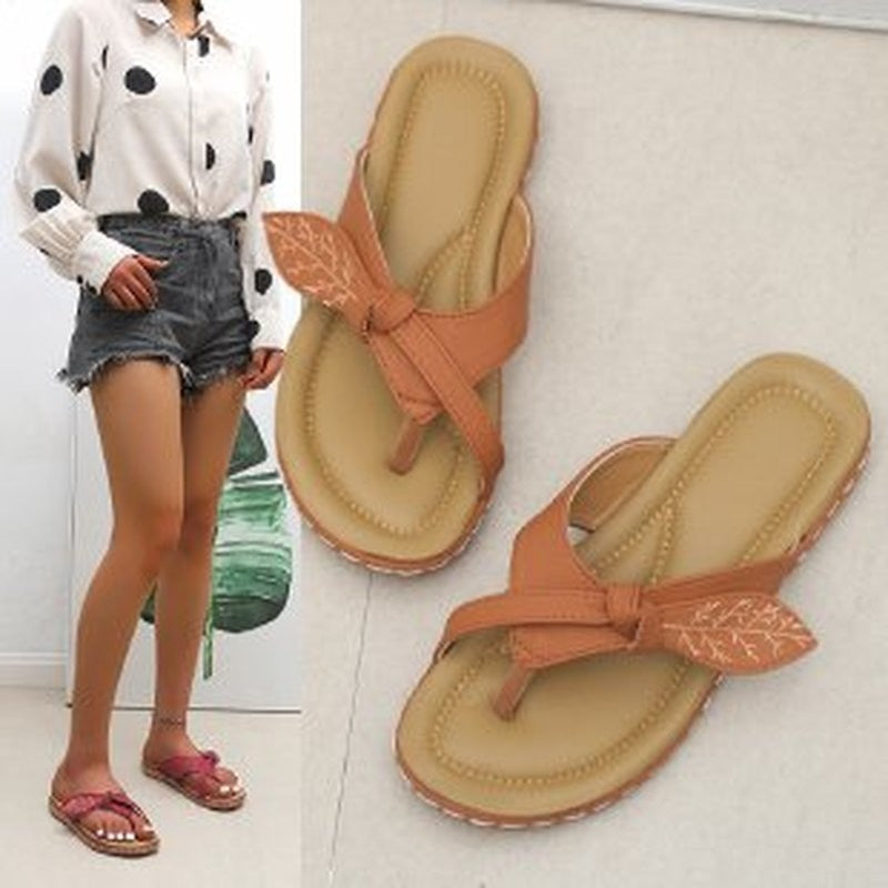 Ddbos Flats Women Slippers Summer New Fashion Sandals Women Outdoor Beach Casual Shoes Ladies Open Toed Flip-flops Women