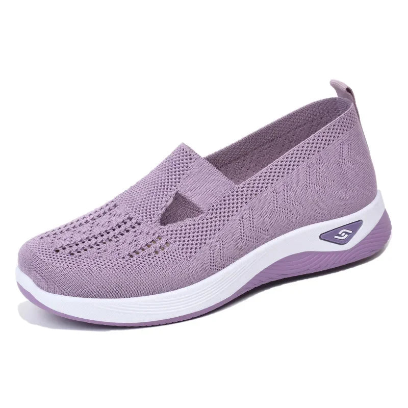 Ddbos Summer New Comfort Casual Women's Shoes Fashion Soft Sole Breathable Hollow Out Flat Shoes for Women Zapatos De Mujer