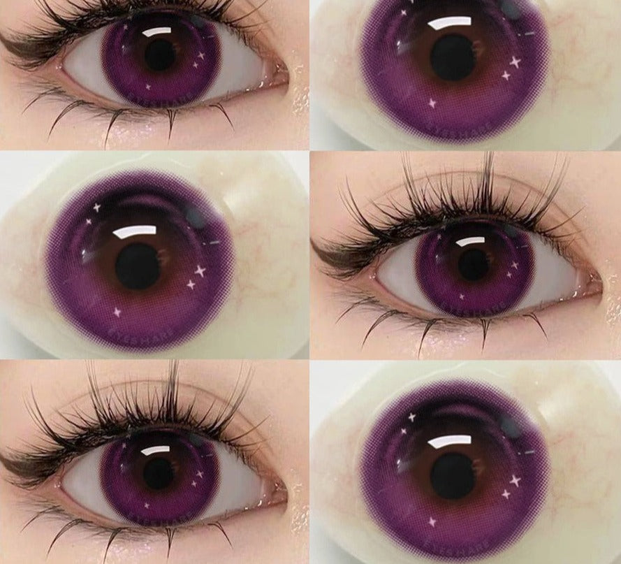 1 Pair New Colored Contact Lenses for Eyes Red Contacts Lenses Yearly Natural Fashion Blue Eyes Contacts Korean Lenses