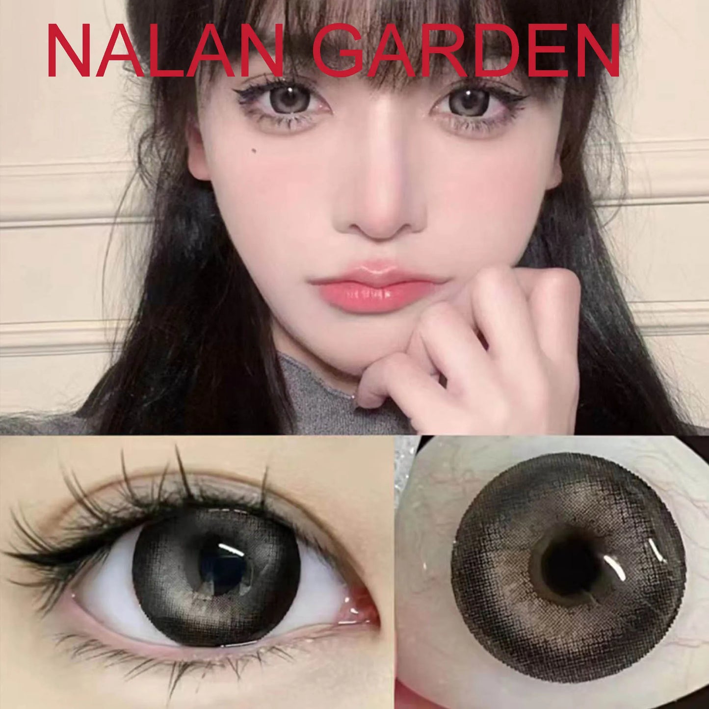 Ddbos 14.50mm Soft Eye Contact Lenses Women Men Fashion Makeup Accessories lentes de contacto Nalan Garden