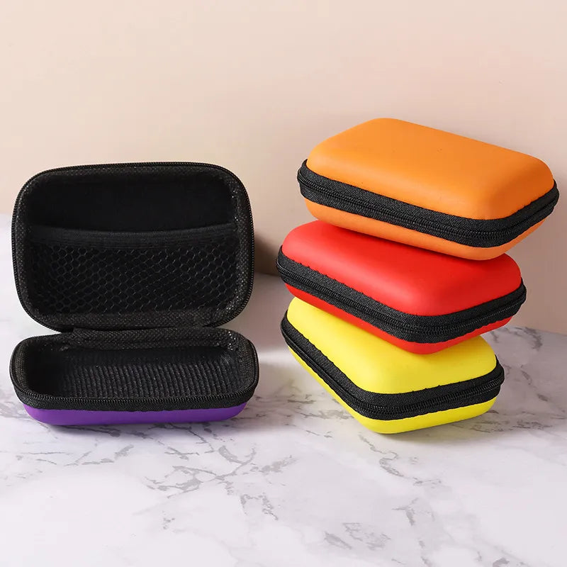 Ddbos Sundries Travel Storage Bag Charging Case for Earphone Package Zipper Bag Portable Travel Cable Organizer Electronics Storage