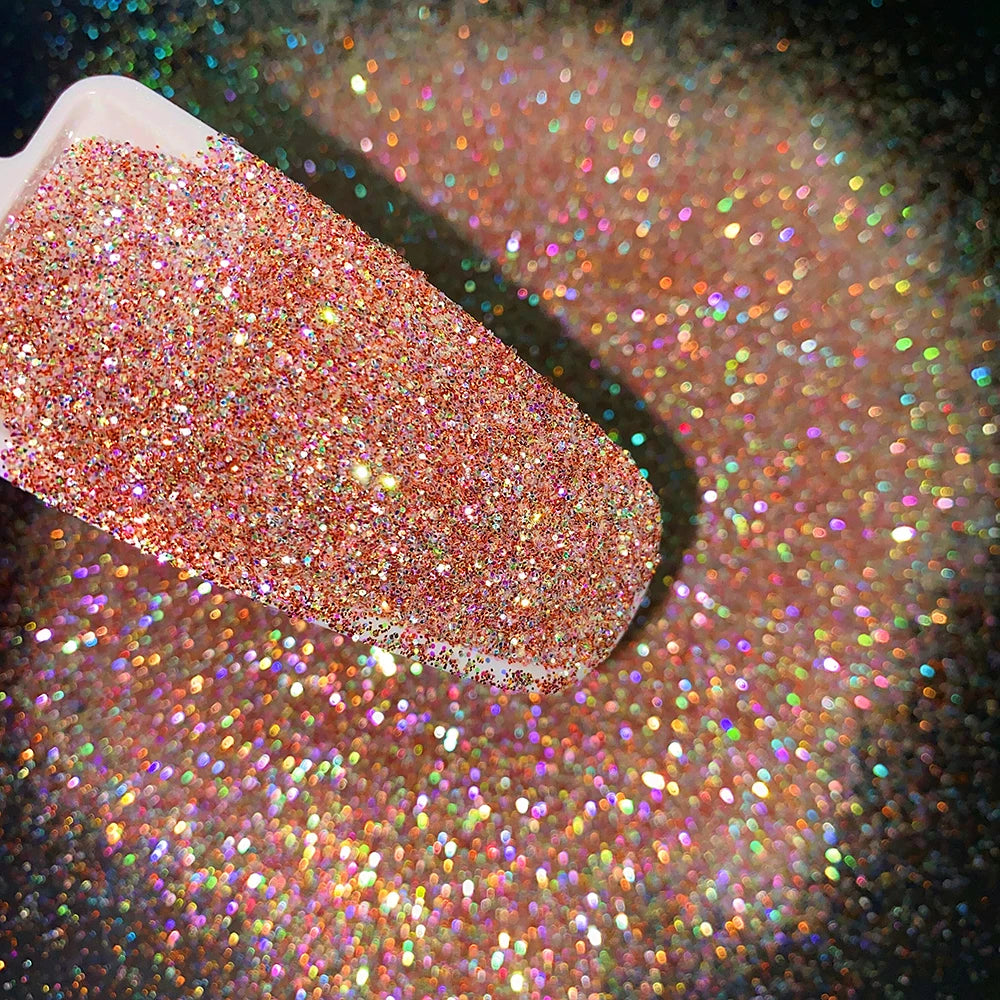 1Box Unicorn Holographic Nail Powder Silver Glitter Metallic Rub Dust Mirror Pigment Extra Fine Shiny Chrome For DIY Manicure*Y*