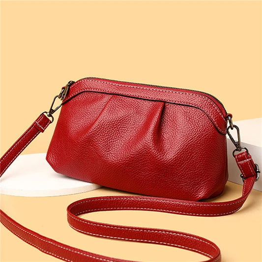 Ddbos Leisure Simple Ladies Crossbody Bag Ladies Crossbody Bag New Fashion Shoulder Strap Soft Leather Shoulder Bag