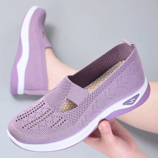 Ddbos Summer New Comfort Casual Women's Shoes Fashion Soft Sole Breathable Hollow Out Flat Shoes for Women Zapatos De Mujer