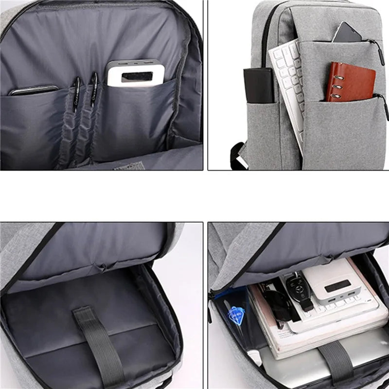 Ddbos Men's Backpack Multifunctional Waterproof Bags For Male Business Laptop Backpack USB Charging Bagpack Nylon Casual Rucksack