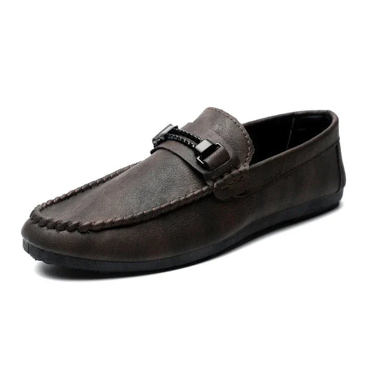 New Shoes for Men Casual Leather Shoes Slip-On Comfortable Driving Shoes Loafers Men Zapatos Para Hombre