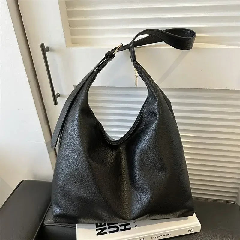 Ddbos Fashion Leather Tote Bag for Women Trend Female Simple Large High Capacity Shoulder Bag Women Handbags Messenger Bags