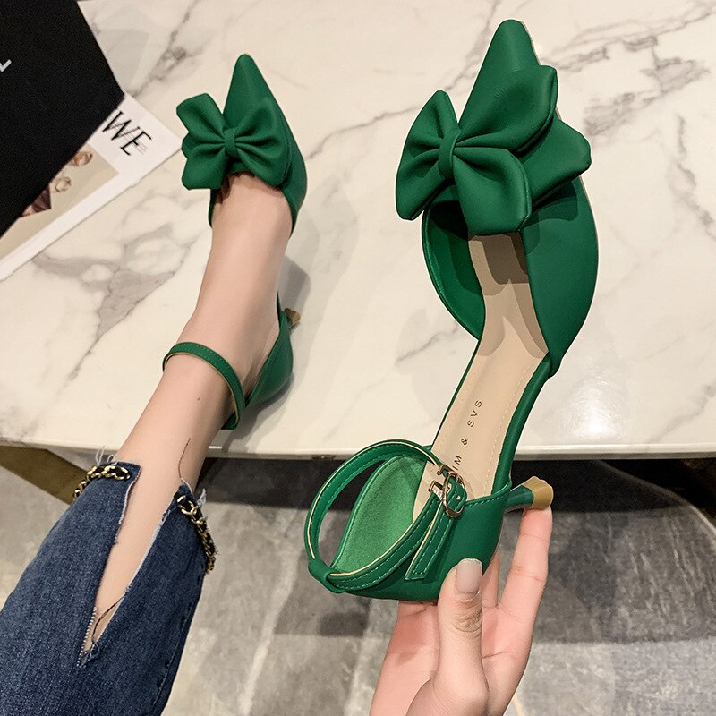 Shoes Woman Elegant Party Sandals Stripper Shoes High Heels Luxury Woman Sexy High Heels Shoes Stiletto Butterfly Heels