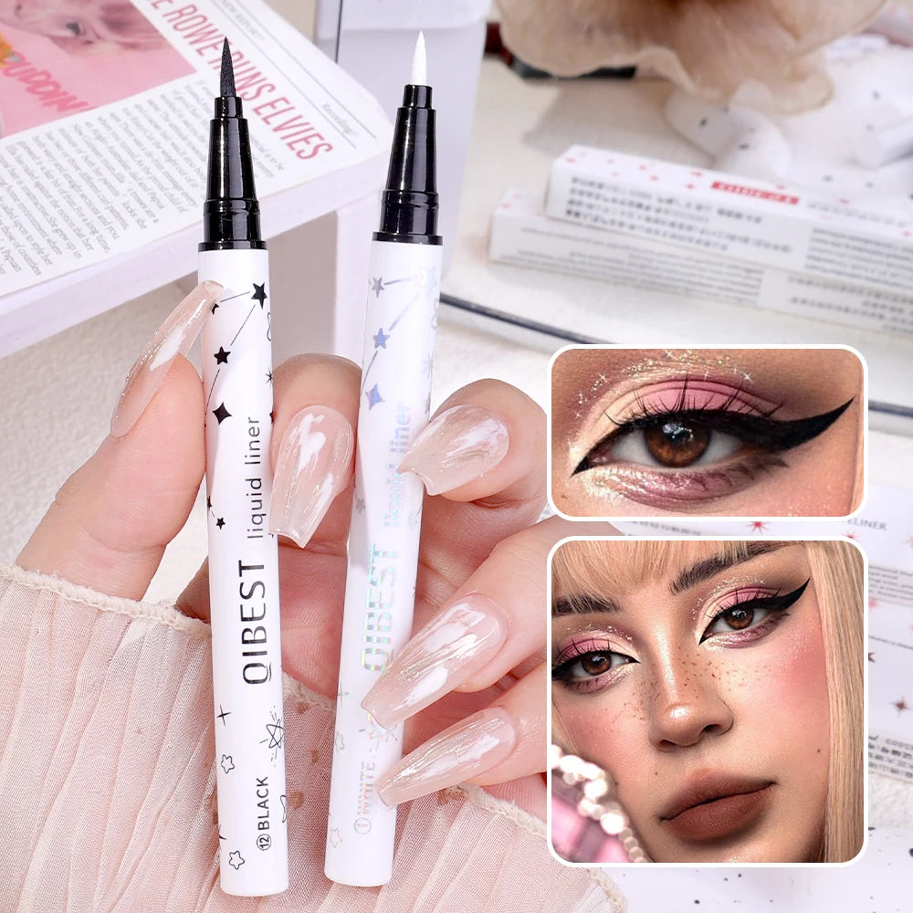 Ddbos Colorful Liquid Eyeliner Pencil Waterproof Blue Red Black White Eye Liner Pen Long Lasting Quickily Drying Eyes Makeup Cosmetics