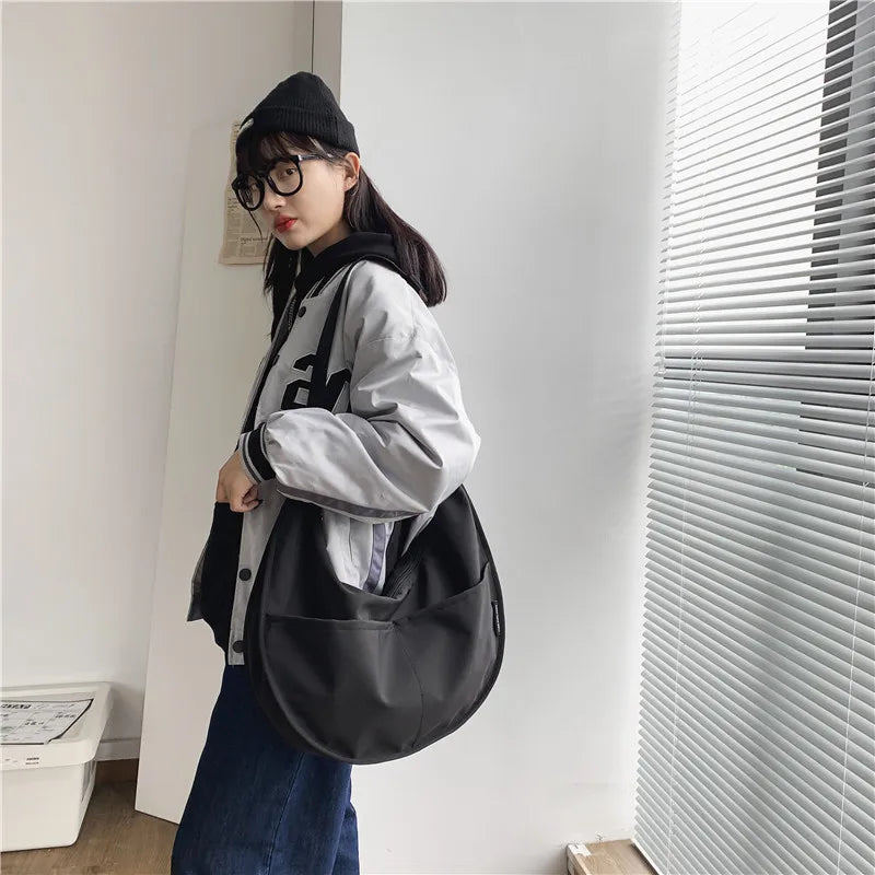 Ddbos y2k Bags For School Big Nylon Bags Hobos Crossbody Bags For Women Handbags Men and Women Unisex Couple Bag Shoulder Bags Bolso