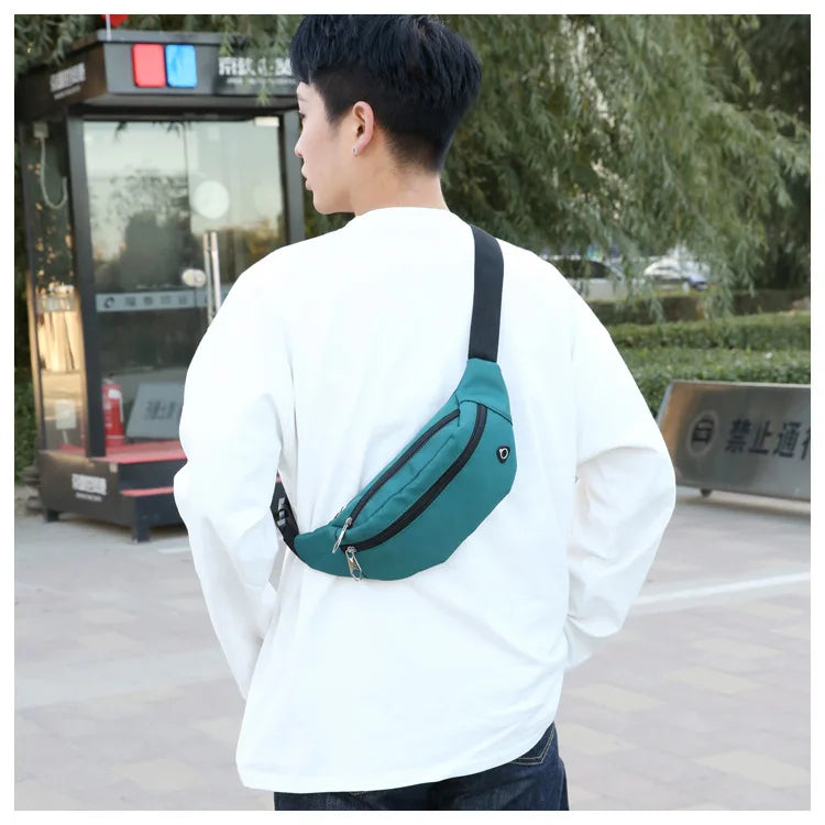 Ddbos Travel Women Men Male Waist Bag Pack Casual Functional Belt Shoulder Bag Sports Belt Pouch Phone Money Chest Bag Fanny Hip