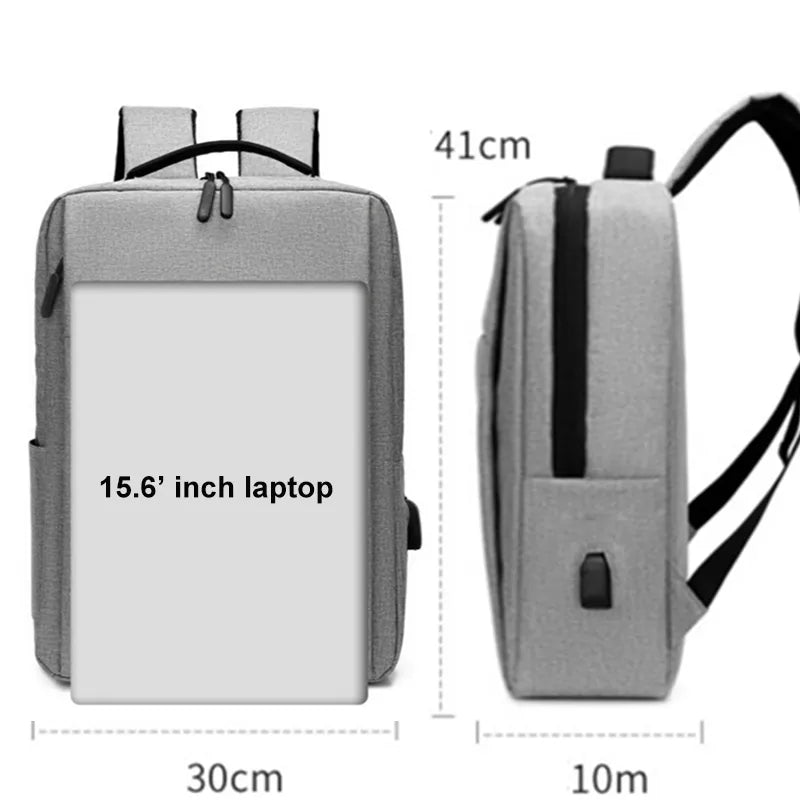 Ddbos 15.6 Inch Laptop Men Backpack Nylon Travel Male Laptop Backpack Usb Charging Computer School Backpacks Waterproof Bag for Men