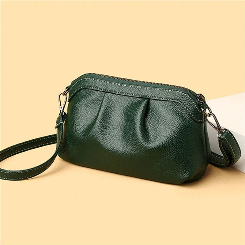 Ddbos Leisure Simple Ladies Crossbody Bag Ladies Crossbody Bag New Fashion Shoulder Strap Soft Leather Shoulder Bag