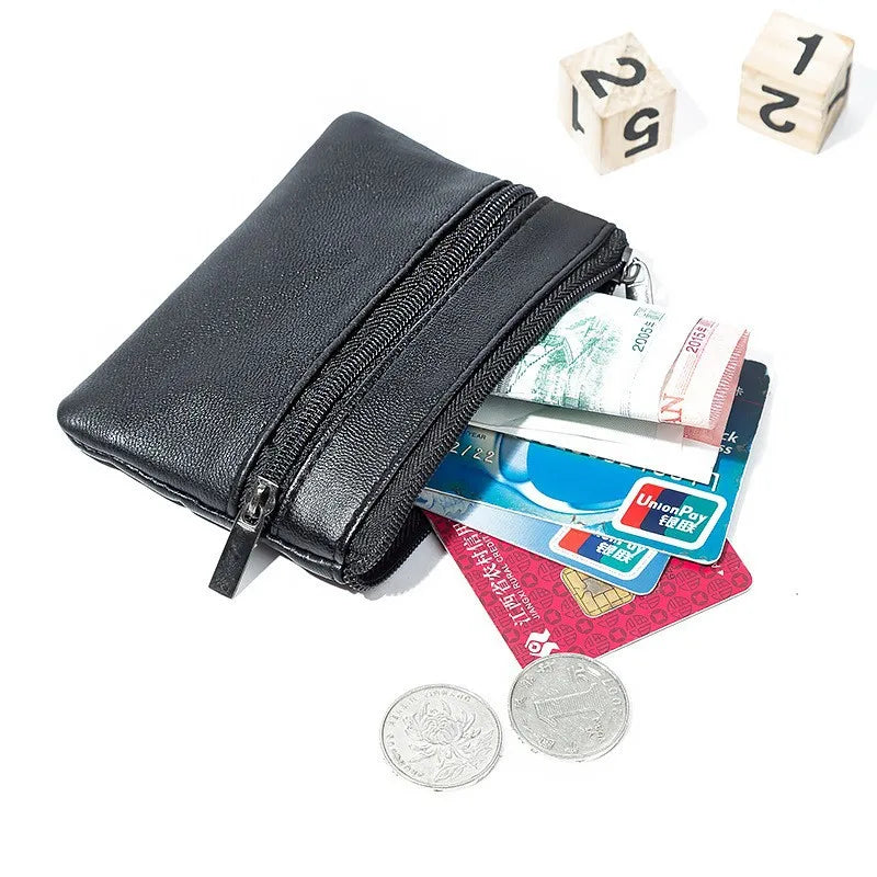 Ddbos Women Men Coin Purse Men Small Bag Wallet Change Purses Zipper Money Bags Children Mini Wallets Leather Key Holder carteira