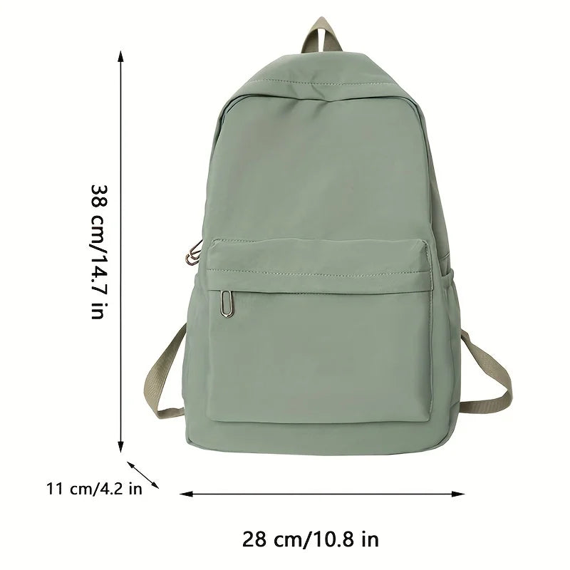 Ddbos BACK TO SCHOOL New Women's Backpack Large Capacity Travel Bag School Season New Students Casual Solid Color Mochila