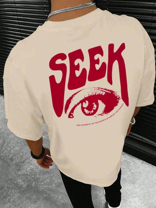 Ddbos - Seek Graphic Tee - chill guy 90s fashion mens fashion