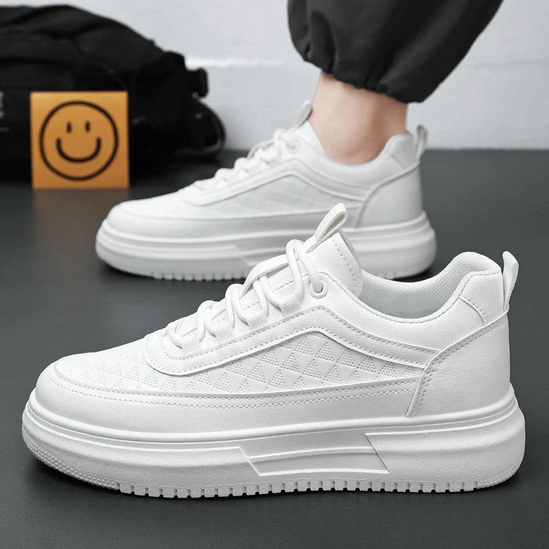 Fashion Platform Men Casual Sneakers Outdoor White Runing Shoes Breathable Mens Sport Shoes Light Walking Shoes Tennis Shoes