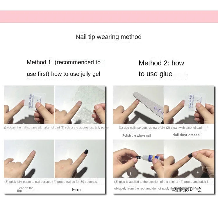 Gentle Light-colored French Handmade Manicure Simple Wear Nail Pearl False Nail Patches Gorgeous Elegant Manicure