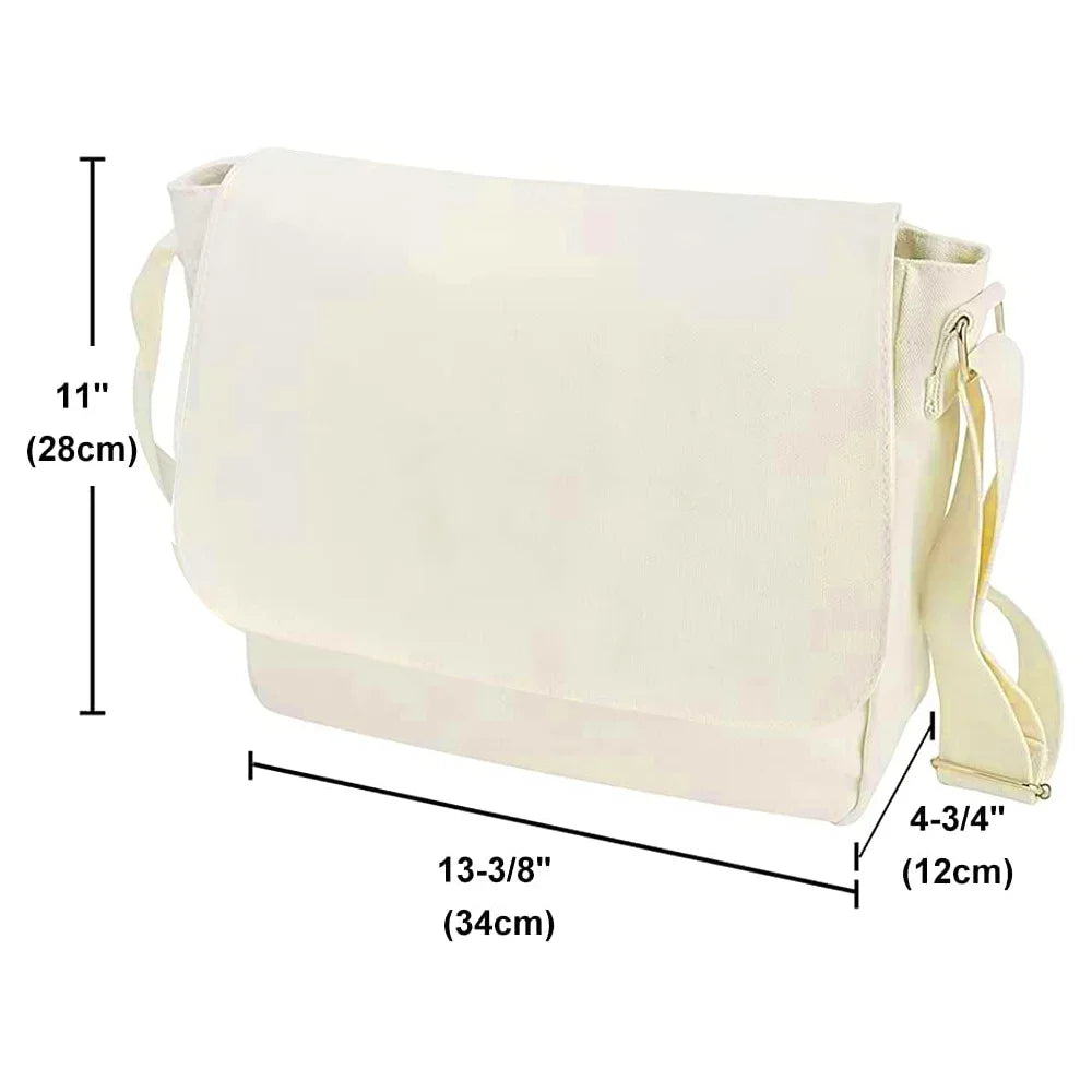 Ddbos Crossbody Bags Women Canvas Youth Fashion Casual Shopping Shoulder Bag Large Capacity Solid Color Shoppers Handbags