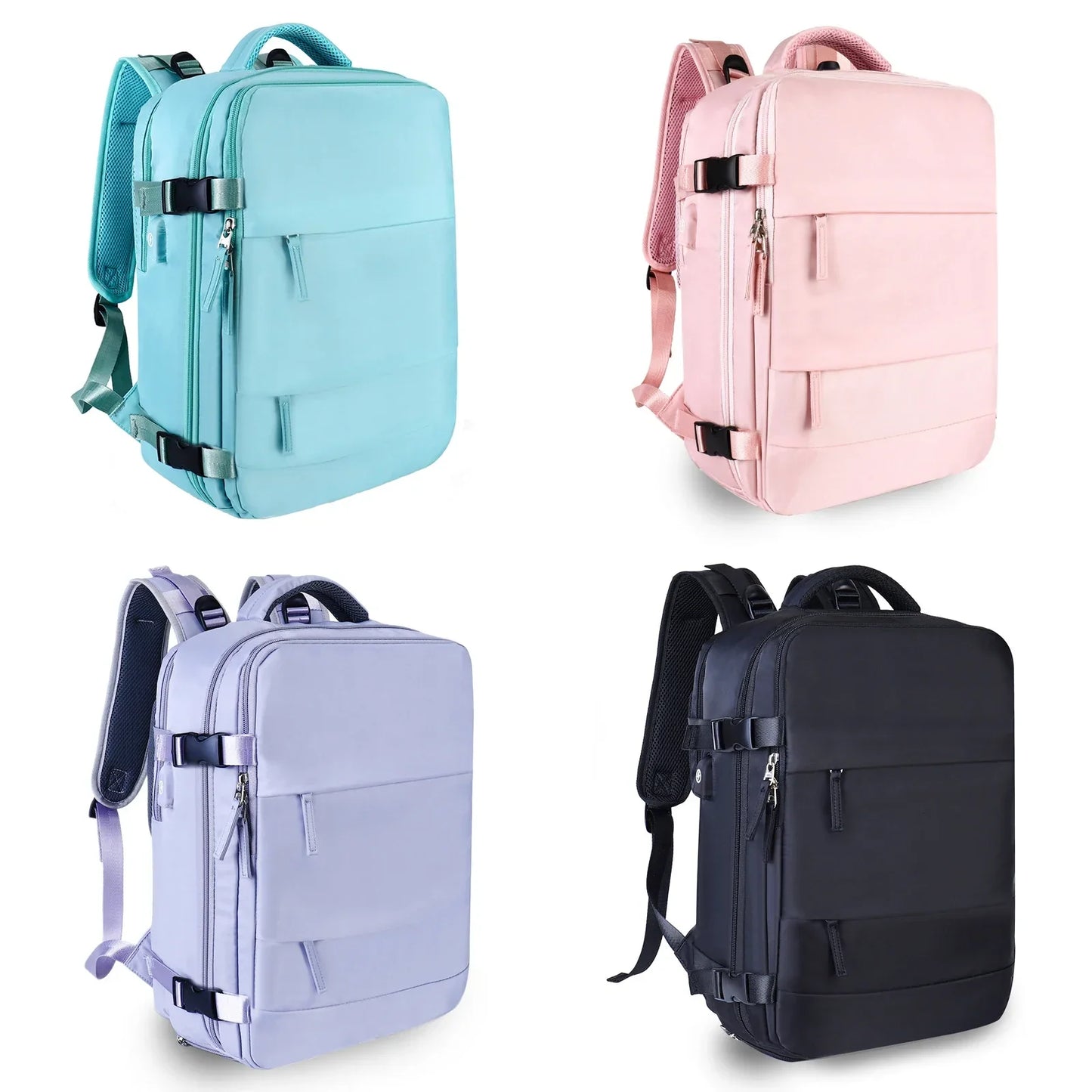 Ddbos BACK TO SCHOOL Women Travel Backpack Airplane Large Capacity Multi-Function Luggage Lightweight Waterproof Women's Casual Bag Notebook Bagpacks