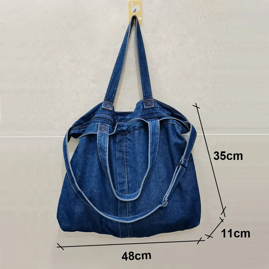 Ddbos BACK TO SCHOOL Denim Shoulder Bags for Women Casual Jeans Bags Designer Tote Crosbody Luxury Handbags Denim Shopping Bag Bolsos Para Mujer