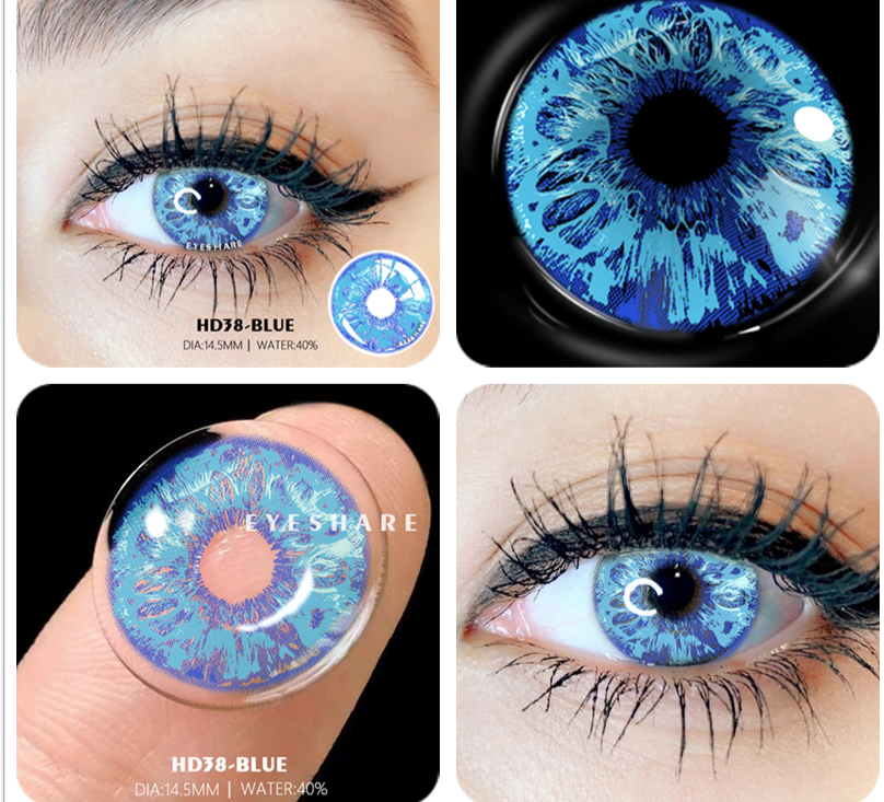 Cosplay Color Contact Lenses for Eyes AYY Series Halloween Beauty Makeup Contacts Lenses Eye Cosmetic Color Lens Eyes