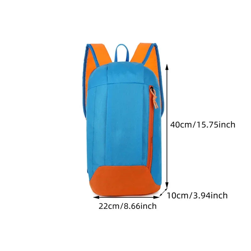 Ddbos Outdoor Sports Backpack Small Gym Bag Outdoor Fitness Riding Shoulder Bag Color Oxford Cloth Backpack