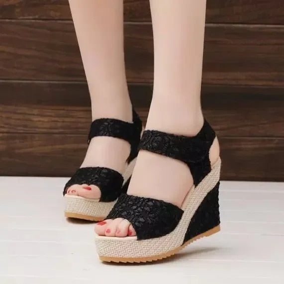 High-heeled Wedge Platform Fish Mouth New Women's Peep Toe Sandals Womens Shoes Comfort Summer Designer Shoes