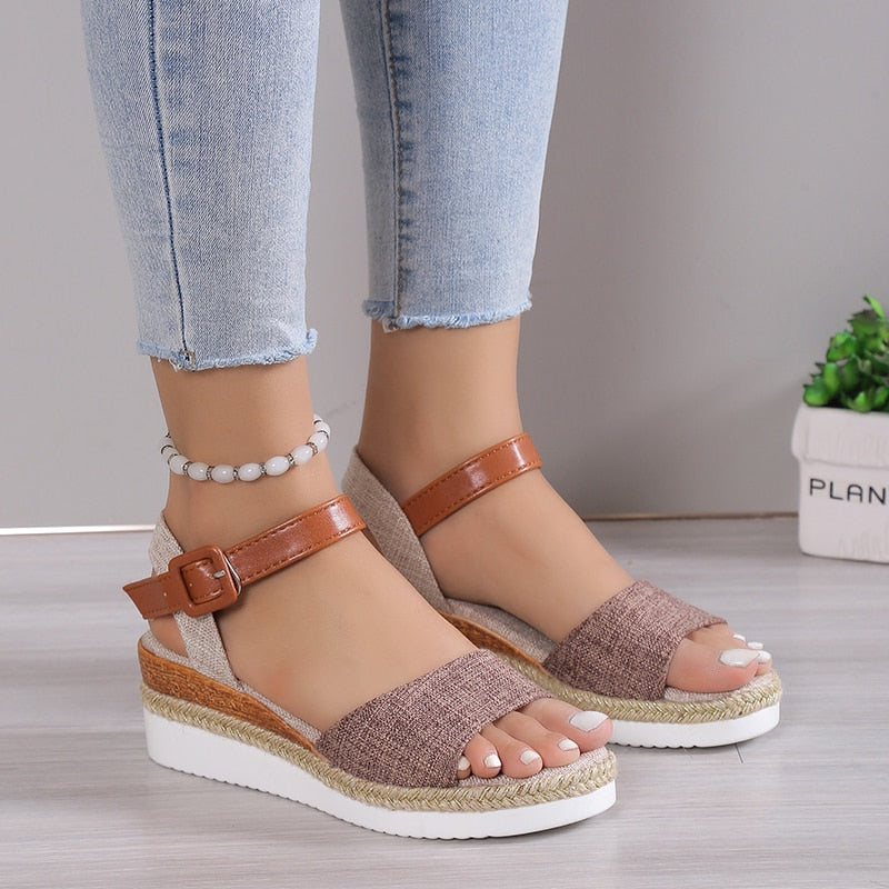 Ddbos Shoes for Women High Quality Bohemian Women's Sandals Summer Platform Light Casual Sandals Women Wedge Shoes Ladies Zapatos