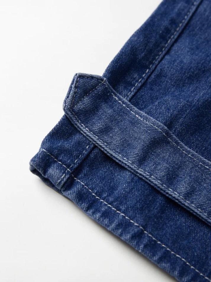 Ddbos - Washed Multi Pocket Cargo Jeans