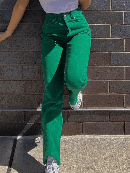 Ddbos - Green Wash Vintage Boyfriend Jeans