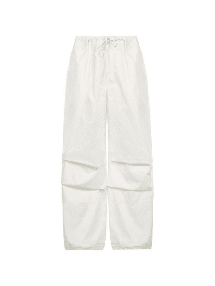 Ddbos - Size Friendly Low Waist Parachute Cargo Pants